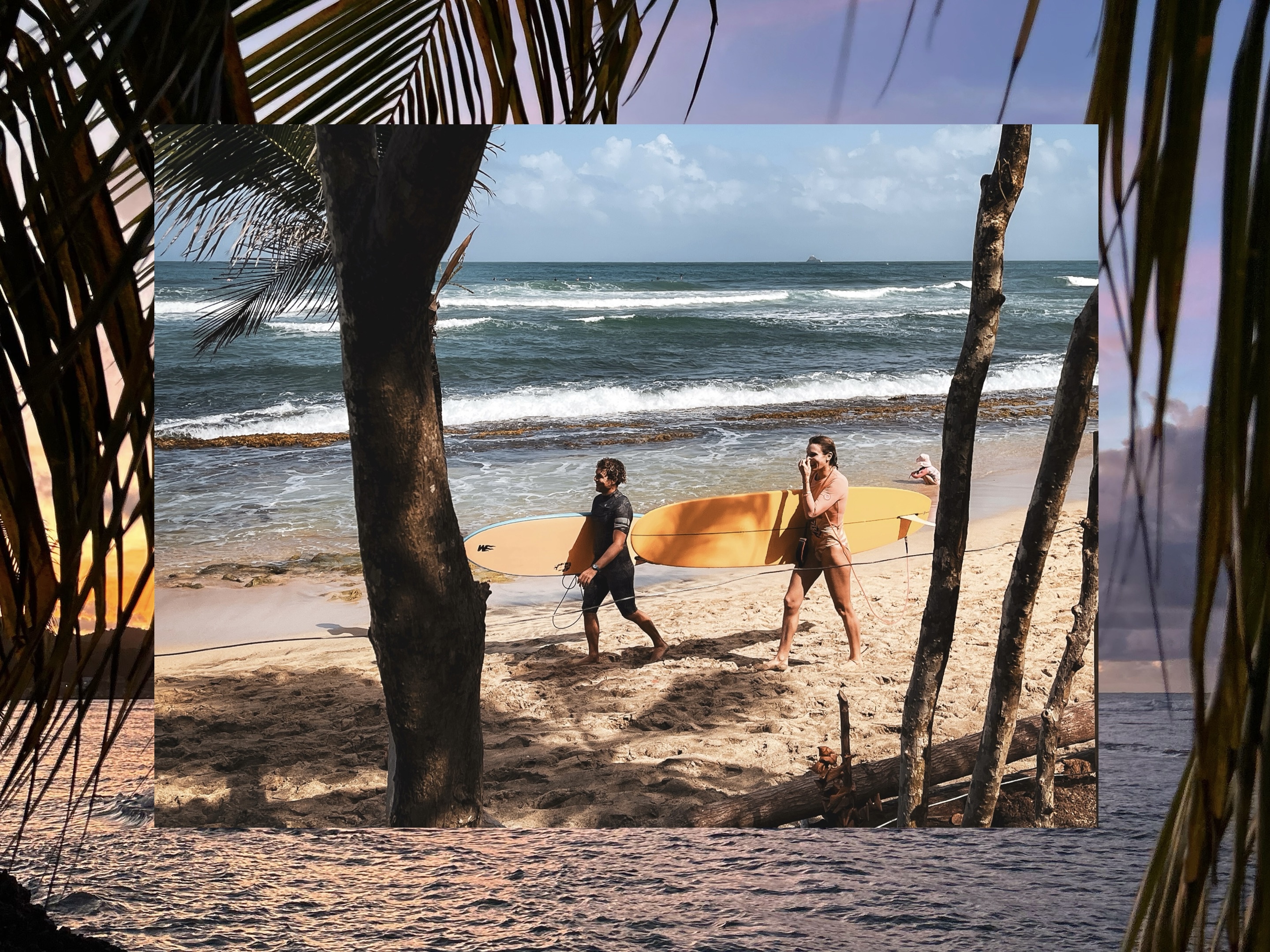 Le spot de Tartane, référence du surf en Martinique pour tous niveaux
