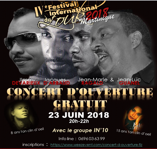 CONCERT 4ÈME FESTIVAL INTERNATIONAL DU ZOUK